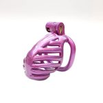 cage pénis violet modèle 3D