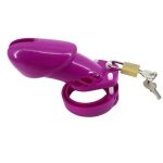 Cage de chasteté en plastique violette