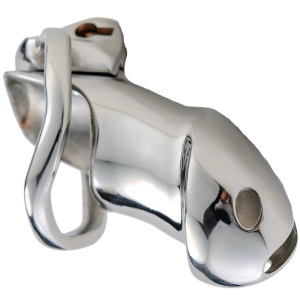 Cage de chasteté homme métal la veuve noir L