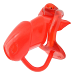 cage de chasteté résine rouge