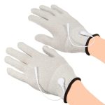 Gants conducteurs choc électrique blancs
