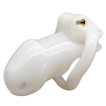 Cage de chasteté blanche en résine GB 3000