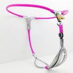 ceinture de chasteté femme rose