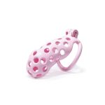 Cage de chasteté rose pour les couples