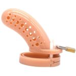 Cage de chasteté en plastique beige FX