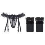 Porte-jarretelles lingerie charme en dentelle
