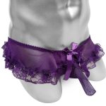 Lingerie avec volants et gaine pénienne
