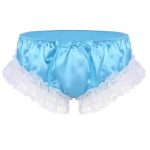 Culotte en satin volantée