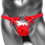 Mesh string féminin et fleuri