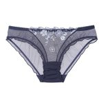 Culotte noire souple et transparente