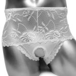 Boxer lingerie fine sans entrejambe