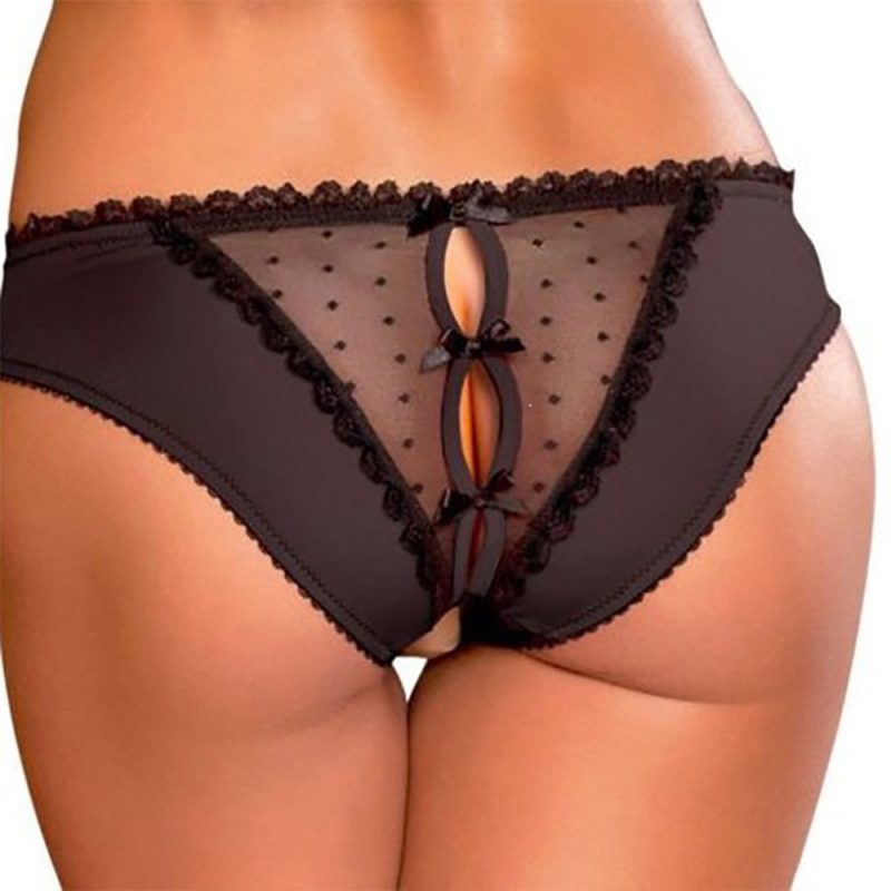 Culotte dentelle ouverte